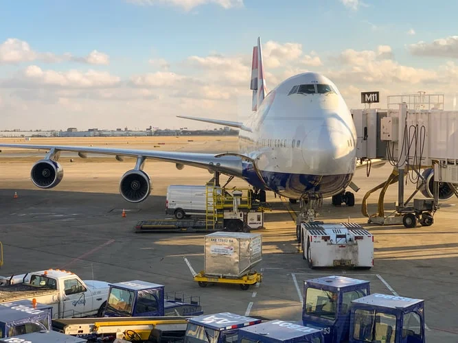 plane in airport